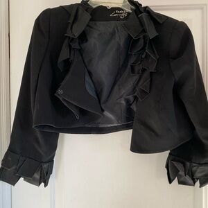 Black Cropped Jacket